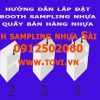 cách tháo lắp quầy bán hàng bằng nhựa