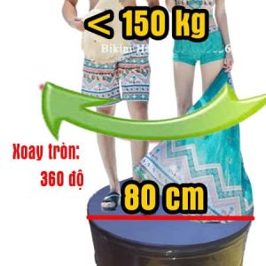 bục xoay loại lớn 2 người đứng