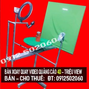 Bàn xoay video quảng cáo 4D