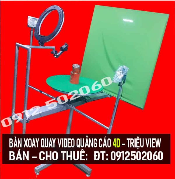 Bàn xoay video quảng cáo 4D