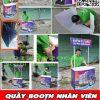 booth sampling nhựa gấp gọn