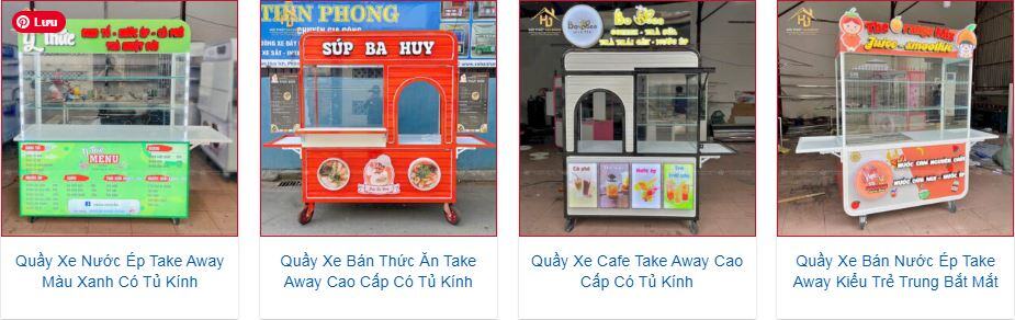 TOP 30+ Quầy Take Away, Xe Bán Hàng Di Động...tại TP.Hồ Chí Minh 30 mau xe take away tham khao 5