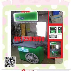 xe booth bán hàng gấp gọn