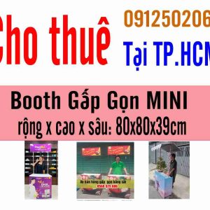 Mẫu Booth Gấp Gọn MINIMẫu Booth Gấp Gọn MINI